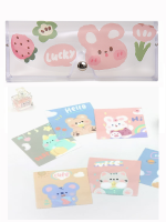 Y01 розовый Набор для очков детский Зайка