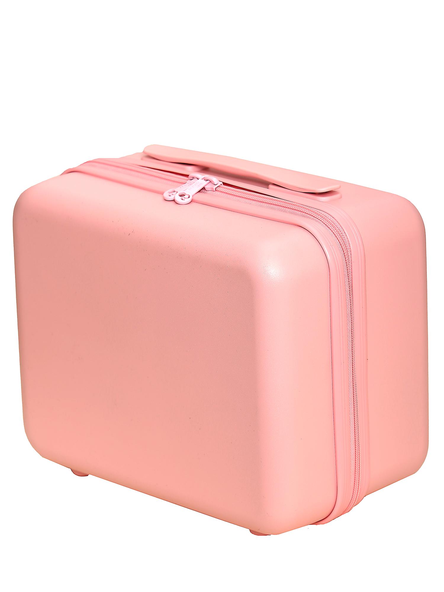 S02 розовый бьюти-кейс на чемодан бренда Beyond time 