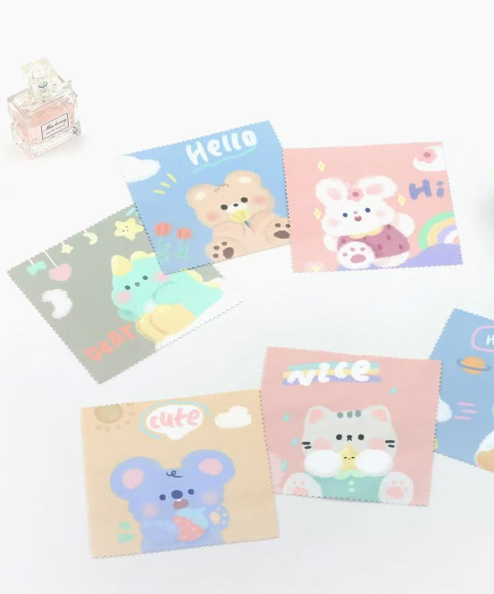 Y02 голубой Набор для очков детский Коала