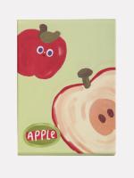 Y42 зеленый Зеркало косметическое Яблоко