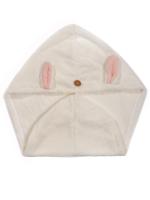 Y52 белый Полотенце для волос Зайка