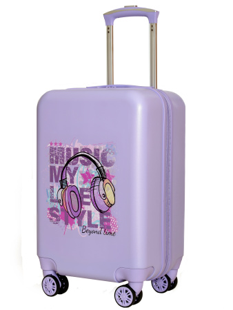 G230 сиреневый чемодан детский 20" Music
