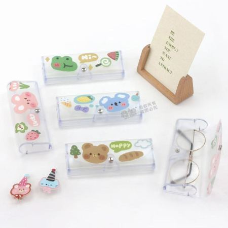 Y01 розовый Набор для очков детский Зайка