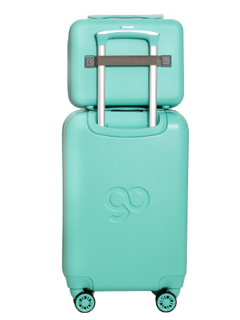 G210 зеленый чемодан детский Music