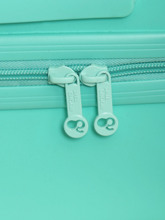 R126 зеленый чемодан детский Лисичка Fox