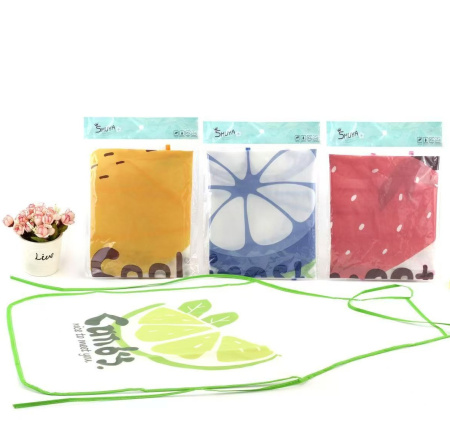 Y34 Фартук для творчества детский Лайм