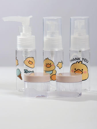 Y13 желтый Дорожный набор флаконов для путешествий детский Утенок