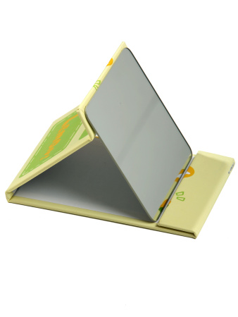 Y44 желтый Зеркало косметическое Лимон