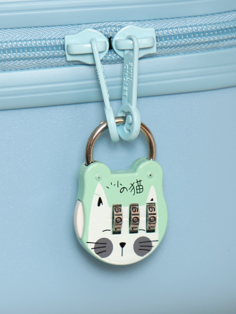  Z04зеленый Замок кодовый навесной детский