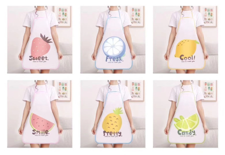 Y34 Фартук для творчества детский Лайм