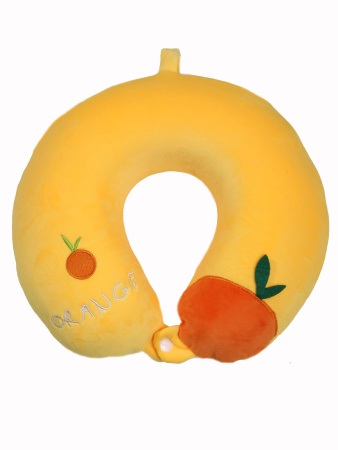 Y22 желтый  Подушка для путешествий Апельсин