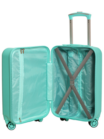 R126 зеленый чемодан детский Лисичка Fox