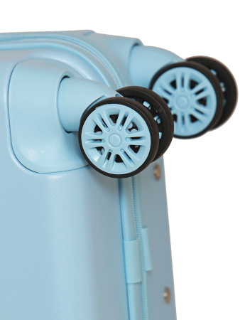 R139 голубой чемодан детский 18" Пес музыкант