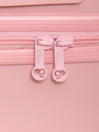 R119 розовый чемодан детский Котики