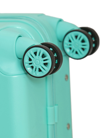 R126 зеленый чемодан детский Лисичка Fox