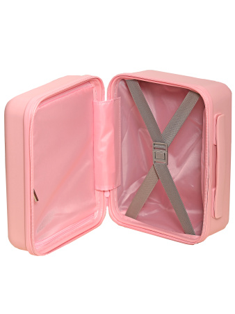 S02 розовый бьюти-кейс на чемодан бренда Beyond time 